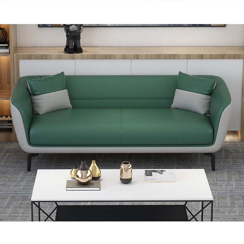 Contemporary Tight Back Leather Settee Couch for 1/2/3 People