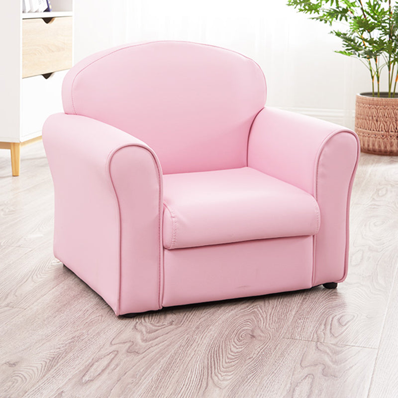 Contemporary Tight Back Standard Rolled Arm Settee Couch for Children