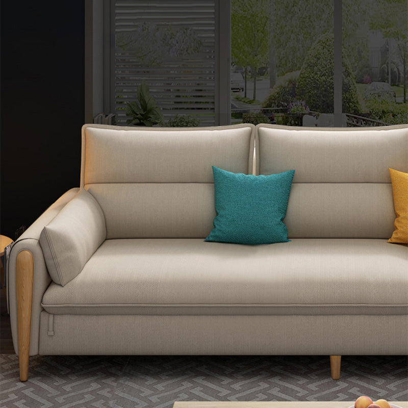 Stationary Living Room Pillow Top Arm Standard Cushions Contemporary Sofa