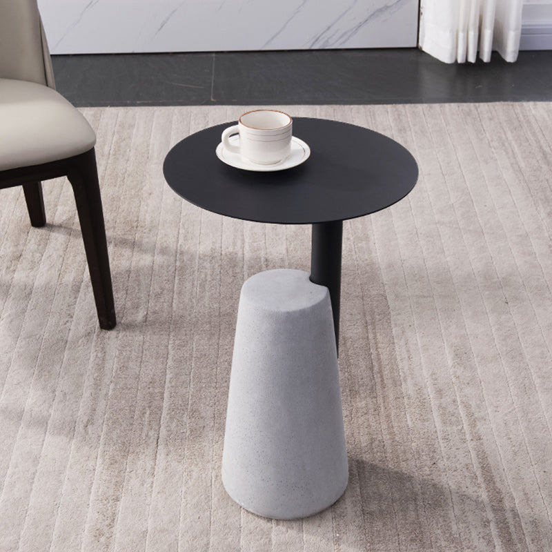Concrete Modernistic Table Lacquer Round Table for Living Room