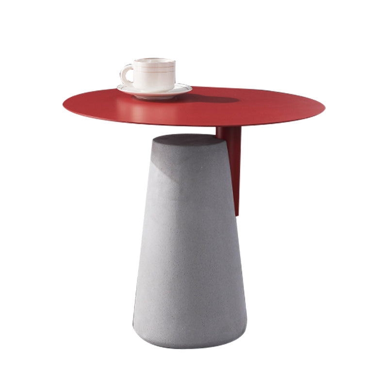 Concrete Modernistic Table Lacquer Round Table for Living Room