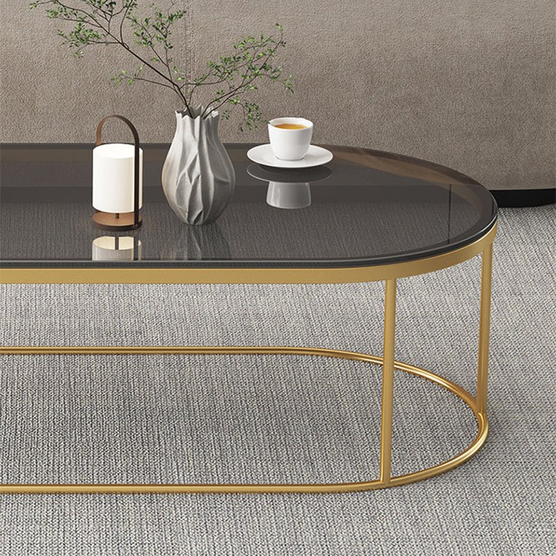 Frame Base 2 Nesting Coffee Table Modern Glass Coffee Table Set