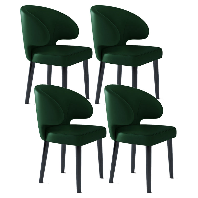 Low Back Home Office Chair Contemporary Armless Working Chair