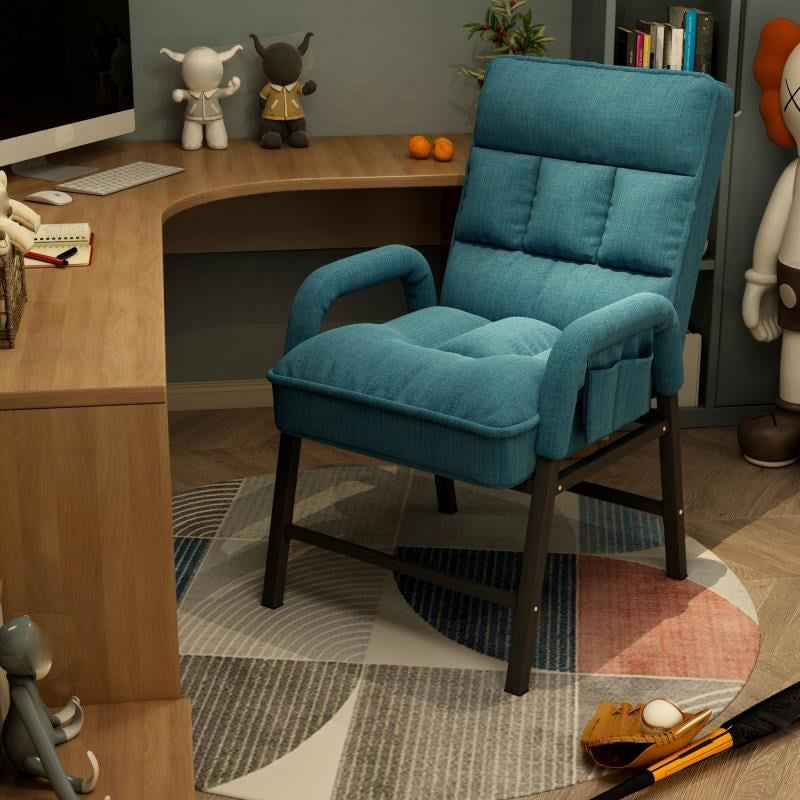 Modern Padded Arms Working Chair Adjustable Back Home Office Chair