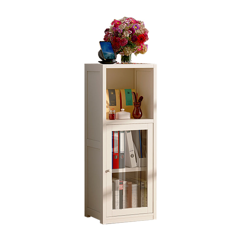 Scandinavian Style Bookshelf Engineer Wood with Door Bookcase for Office