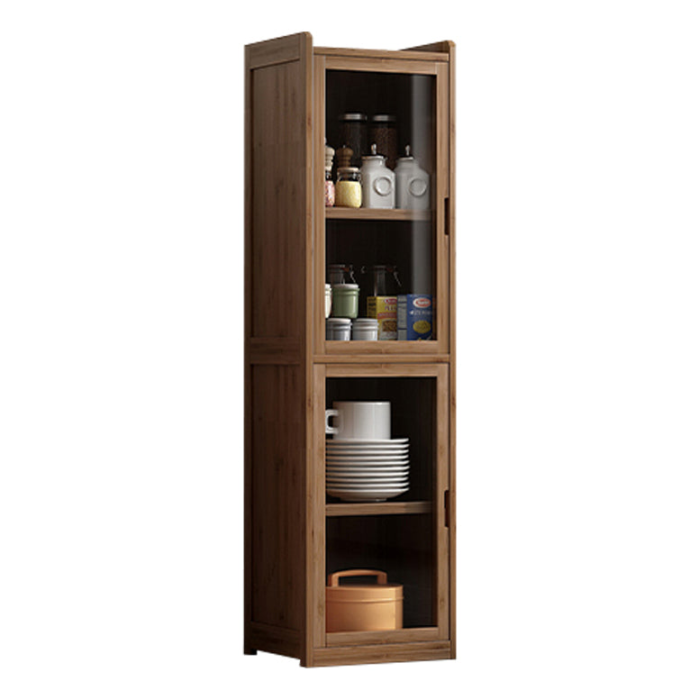 Scandinavian Style Bookshelf Engineer Wood with Door Bookcase for Office