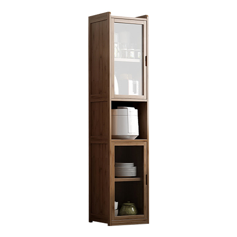 Scandinavian Style Bookshelf Engineer Wood with Door Bookcase for Office