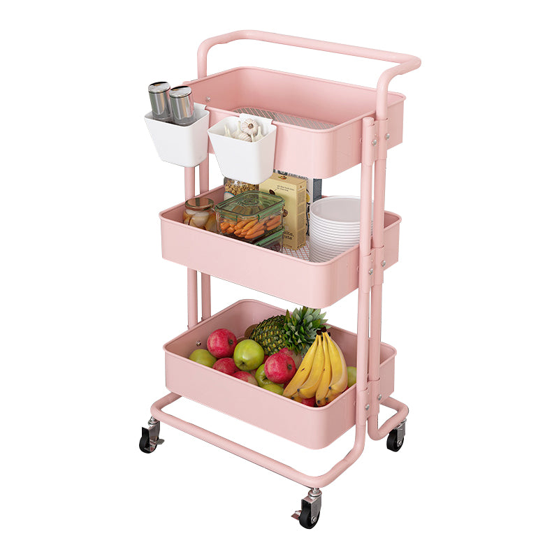 14.57"W Bookshelf Scandinavian Style Bookcase for Home and Office with Casters