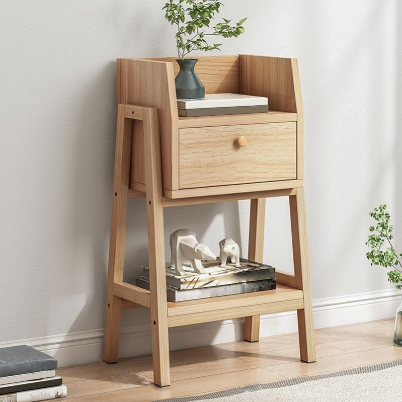 Vertical Bookcase Scandinavian Engineered Wood Shelf Bookcase