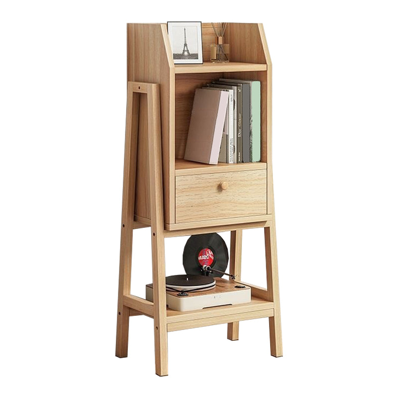 Vertical Bookcase Scandinavian Engineered Wood Shelf Bookcase