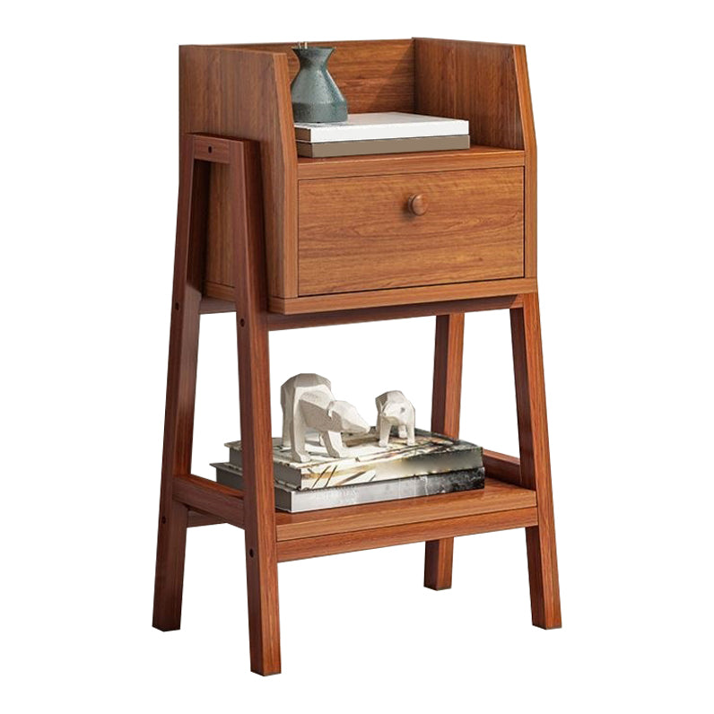 Vertical Bookcase Scandinavian Engineered Wood Shelf Bookcase