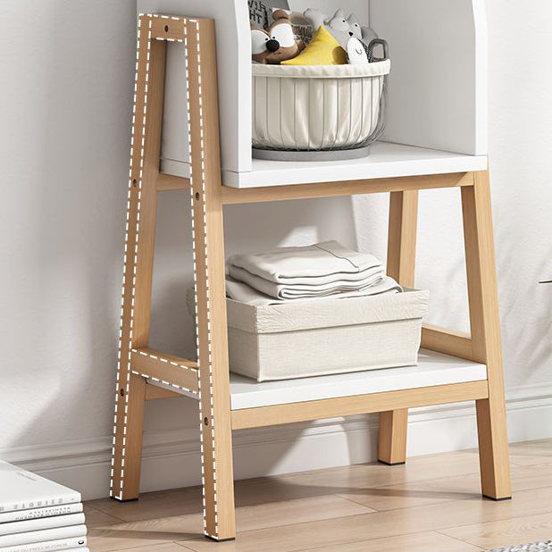 Vertical Bookcase Scandinavian Engineered Wood Shelf Bookcase