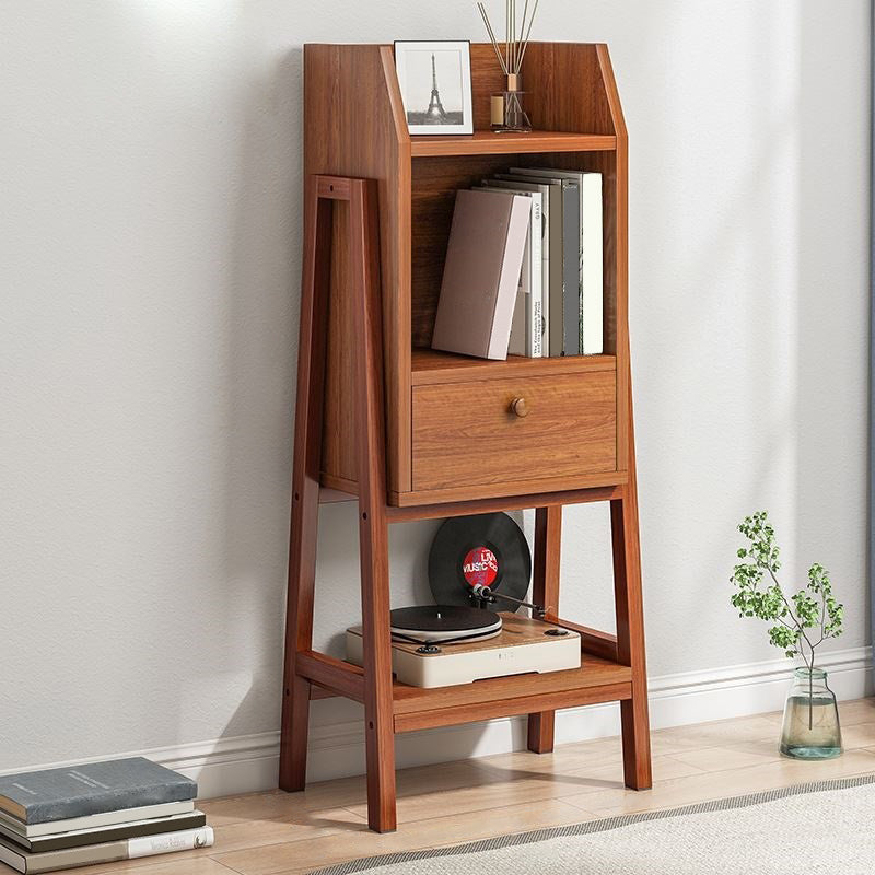 Vertical Bookcase Scandinavian Engineered Wood Shelf Bookcase
