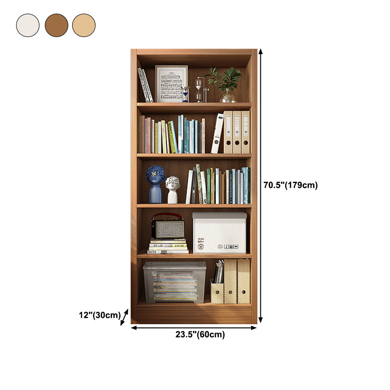 Scandinavian Shelf Bookcase Engineered Wood Bookcase for Office