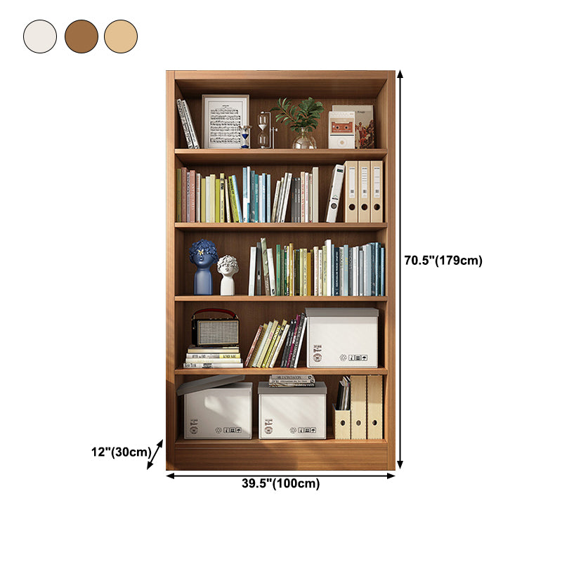 Scandinavian Shelf Bookcase Engineered Wood Bookcase for Office