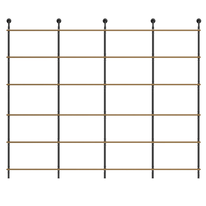 9.84"W Bookshelf Industrial Style Wall Mounted Bookcase for Home and Office