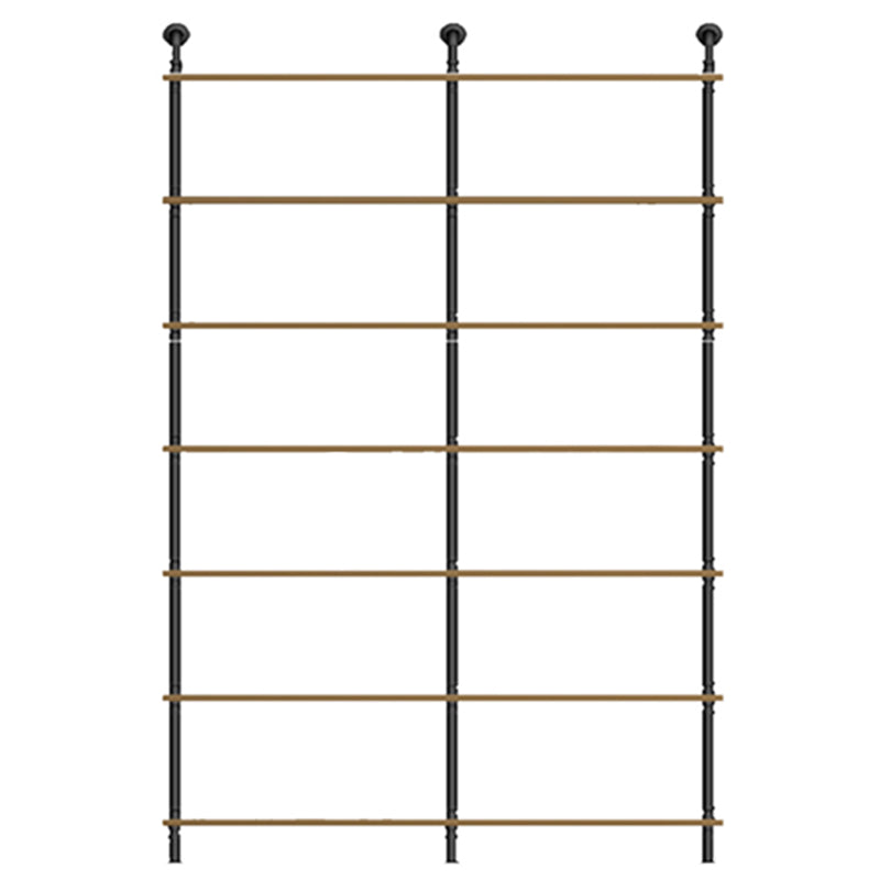 9.84"W Bookshelf Industrial Style Wall Mounted Bookcase for Home and Office