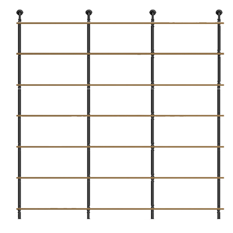 9.84"W Bookshelf Industrial Style Wall Mounted Bookcase for Home and Office