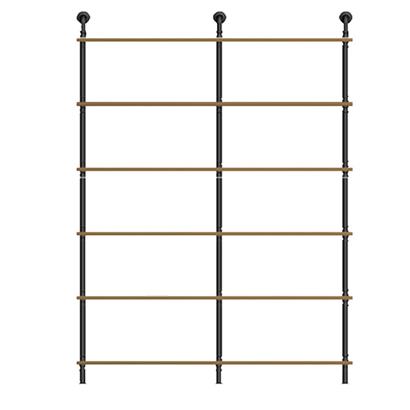 9.84"W Bookshelf Industrial Style Wall Mounted Bookcase for Home and Office