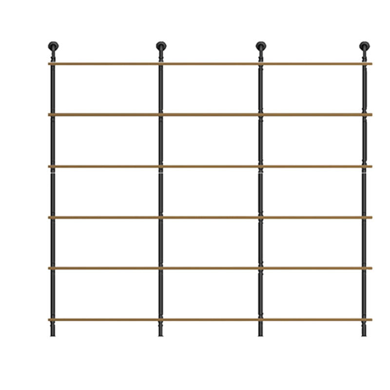 9.84"W Bookshelf Industrial Style Wall Mounted Bookcase for Home and Office