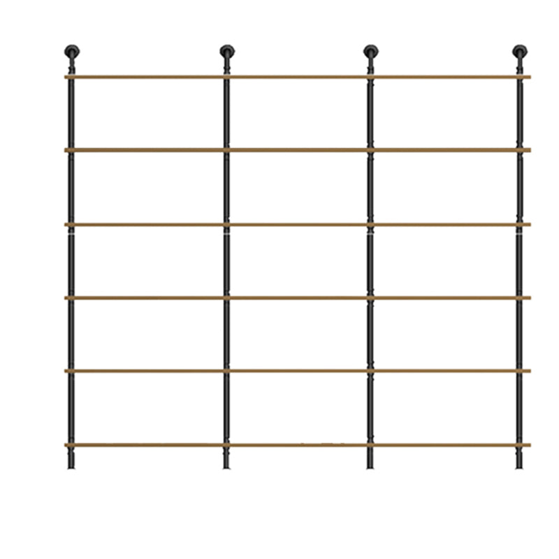 9.84"W Bookshelf Industrial Style Wall Mounted Bookcase for Home and Office