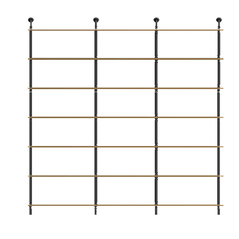 9.84"W Bookshelf Industrial Style Wall Mounted Bookcase for Home and Office