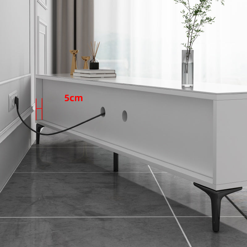 Modern Enclosed TV Storage Home Rectangle TV Cabinet with Splayed Legs