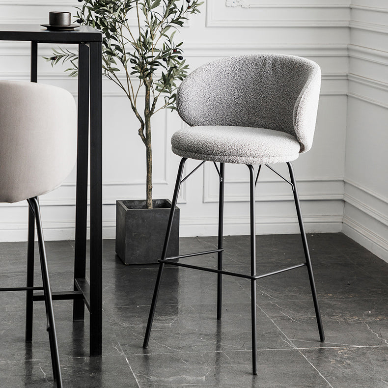 Contemporary Style Bar-stool Metal Counter Bar Stool for Kitchen