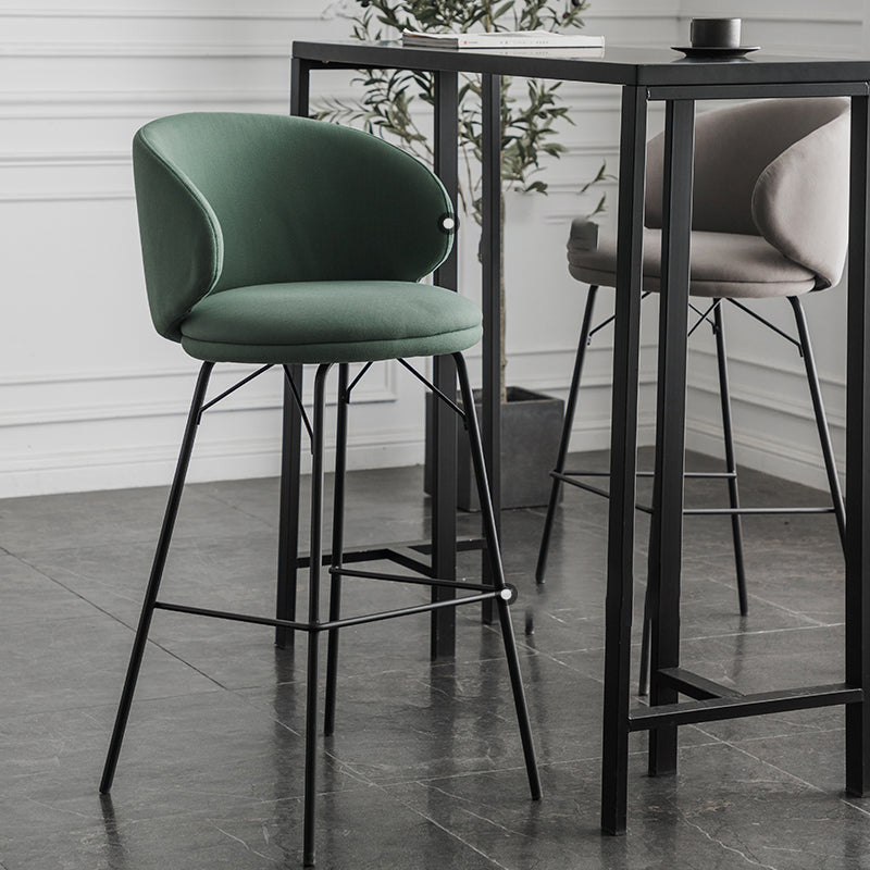 Contemporary Style Bar-stool Metal Counter Bar Stool for Kitchen