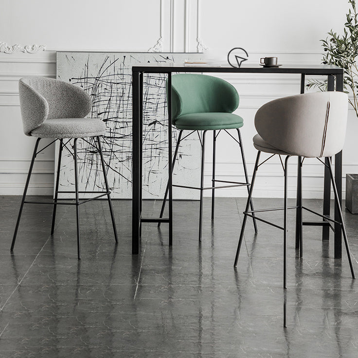 Contemporary Style Bar-stool Metal Counter Bar Stool for Kitchen