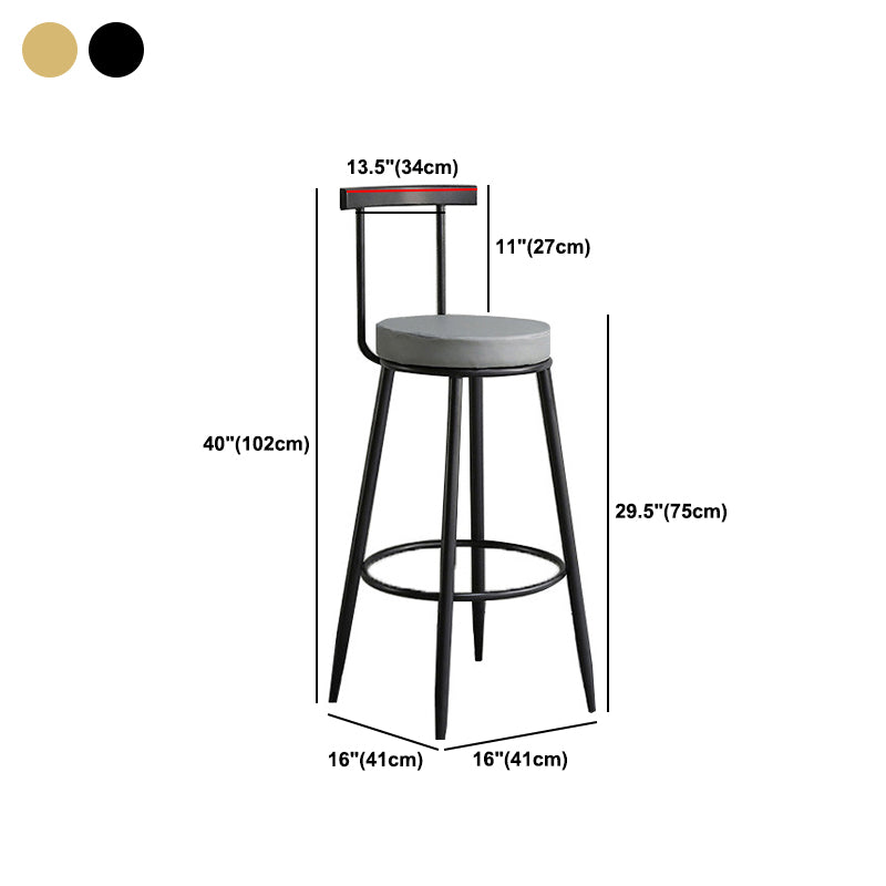 1/2/3 Pieces Industrial Iron Bar Table Set Round Bistro Set with Faux Marble Top