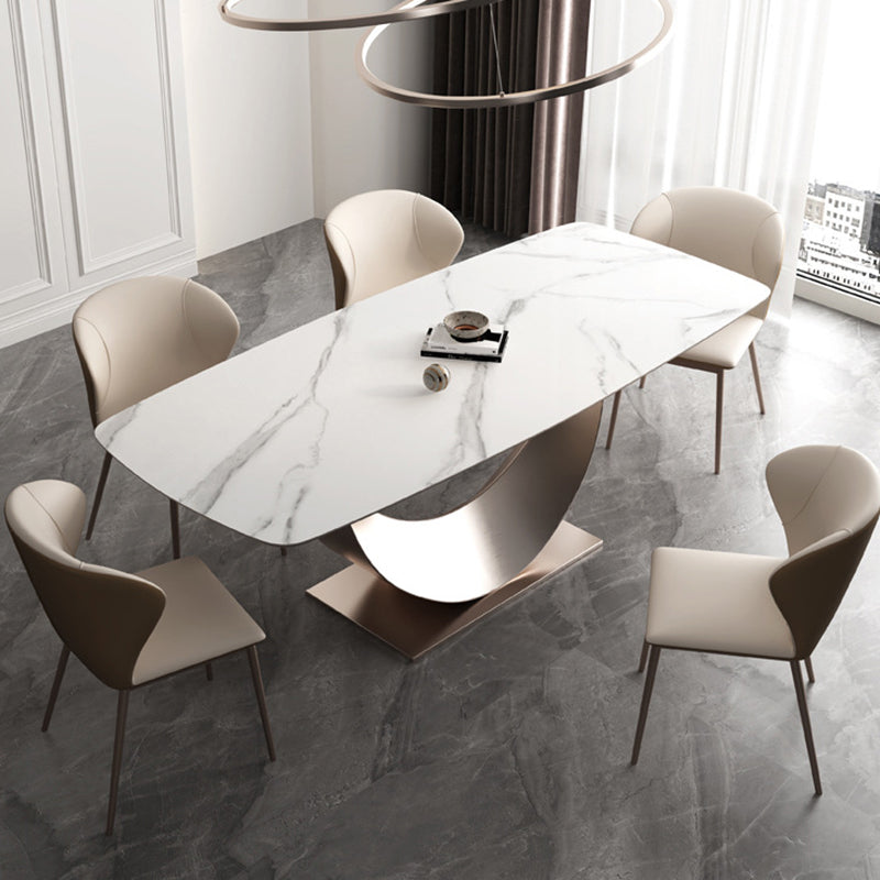 Designer Style Home Dinette Set 1/4/5/6 Pieces Sintered Stone Dining Set