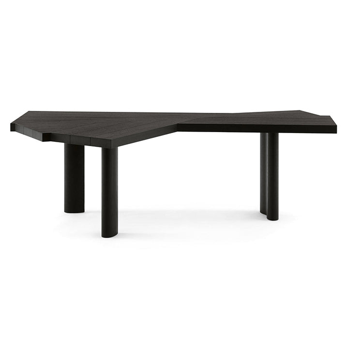 Modern Black and Bround in Wood Counter Table Specialty Dining Table for Kitchen