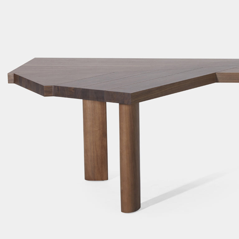 Modern Black and Bround in Wood Counter Table Specialty Dining Table for Kitchen