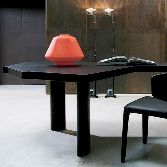 Modern Black and Bround in Wood Counter Table Specialty Dining Table for Kitchen