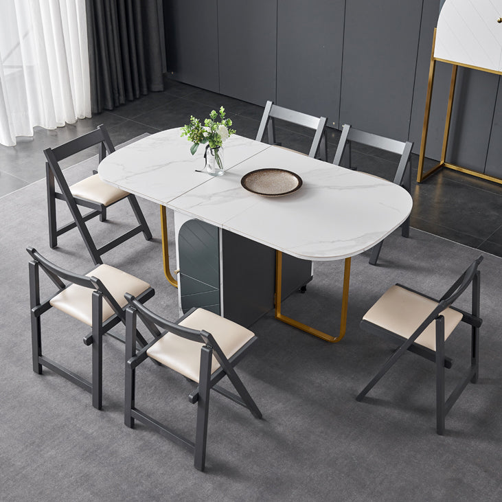 Modern Style Furniture Trestle Base Dining Site Table,59"L x 31.5"W x 29.3"H