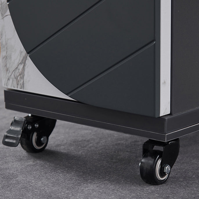 Modern Style Furniture Trestle Base Dining Site Table,59"L x 31.5"W x 29.3"H