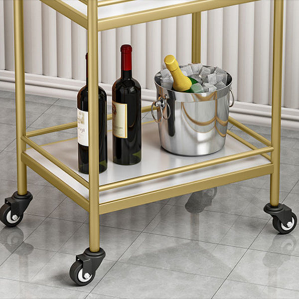 29.53" High Rolling Modern Prep Table Stone Prep Table for Dining Room