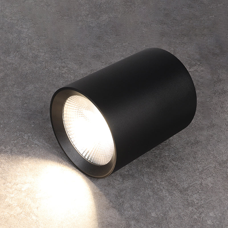 Cylinder Metal Ceiling Light Fixture Modern Style LED Ceiling Flush Mount