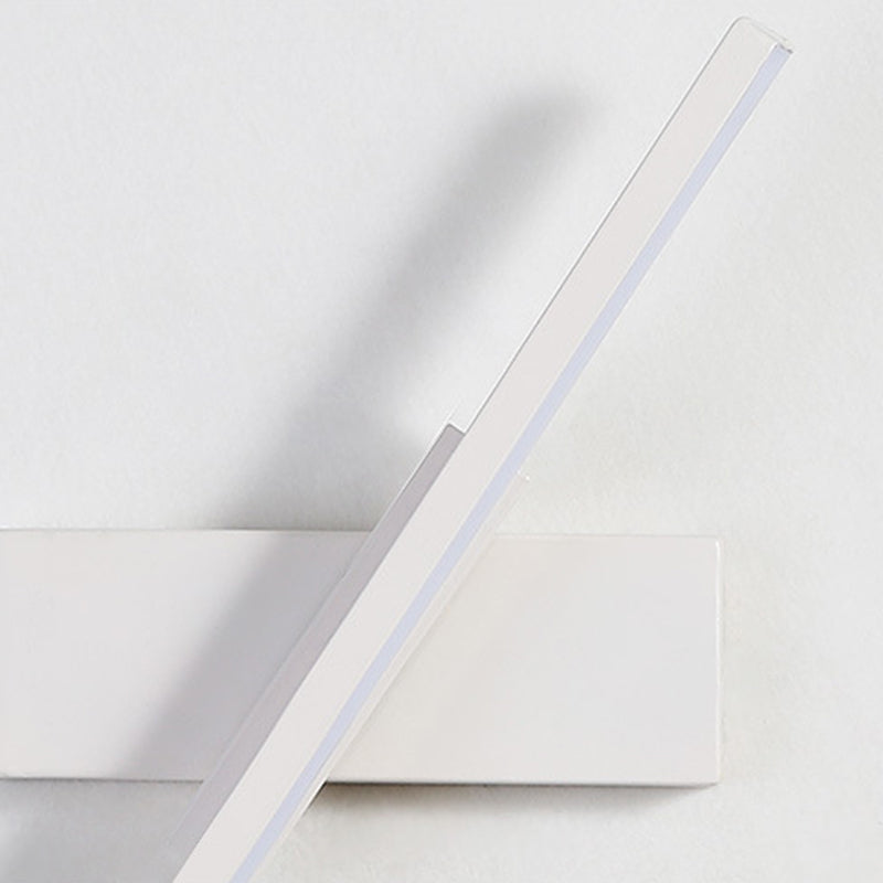 Modern Style Wall Mount Light Rotatable LED Wall Light with Silica Gel Shade for Bedroom