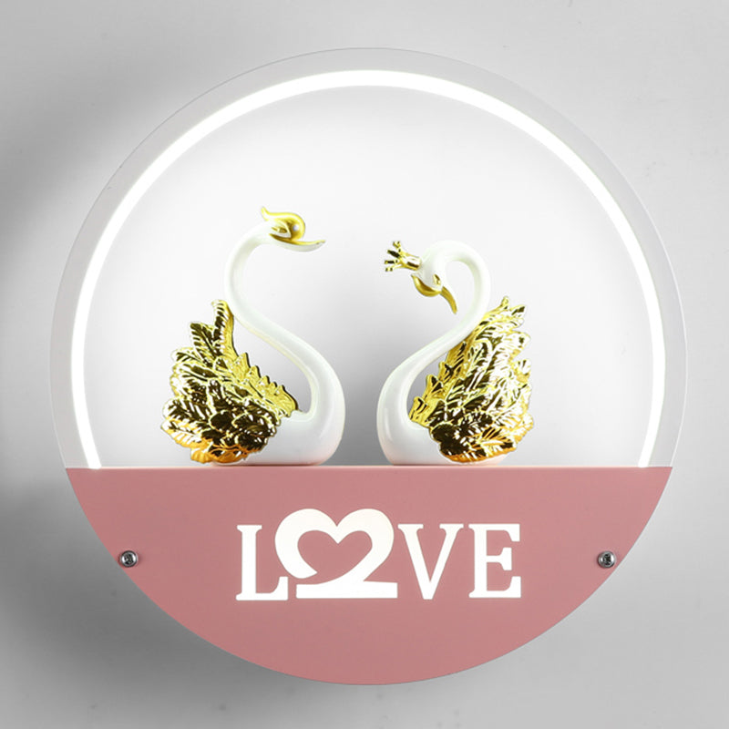 Metal Wall Sconce Lighting Simple LED Sconce Light Fixture for Bedroom