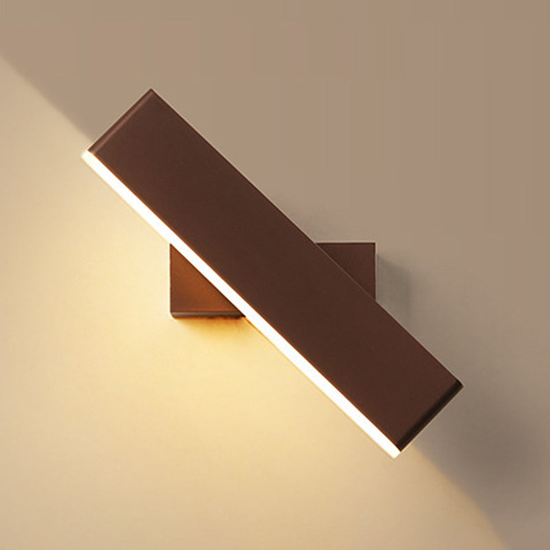 Rotatable LED Wall Mount Light Modern Style Wall Light with Acrylic Shade for Living Room