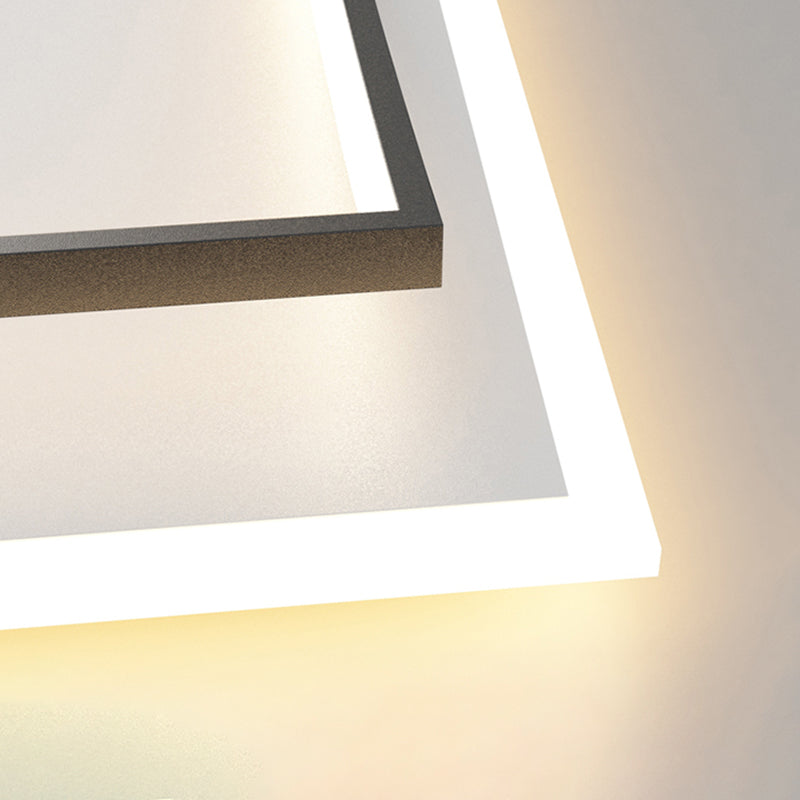 Modern Geometry Shape Ceiling Fan Lamps Metal 3 Light Ceiling Fan Lighting for Bedroom