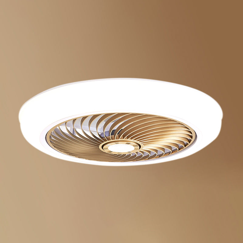 1 Light Ceiling Fan Light Modern Style Metal Ceiling Fan Light for Living Room