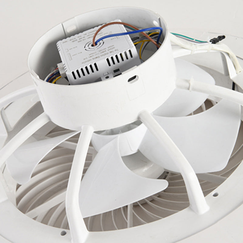 1 Light Ceiling Fan Light Modern Style Metal Ceiling Fan Light for Living Room