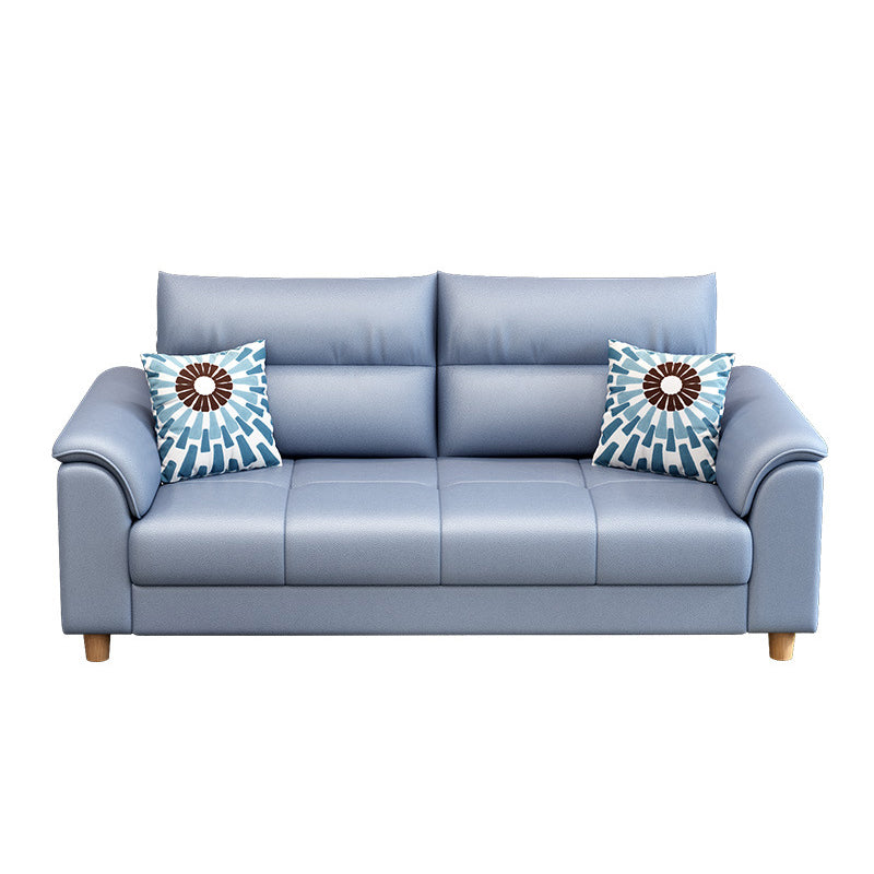 Fabric Cushion Back Sectional Sofa 33.46"High Cushion Back Sofa with Storage