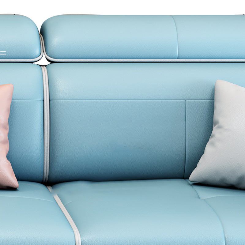 112.2"W √ó 59.06"D √ó 59.06"H Pillow Top Arm Sectionals with Slipcovers and Storage