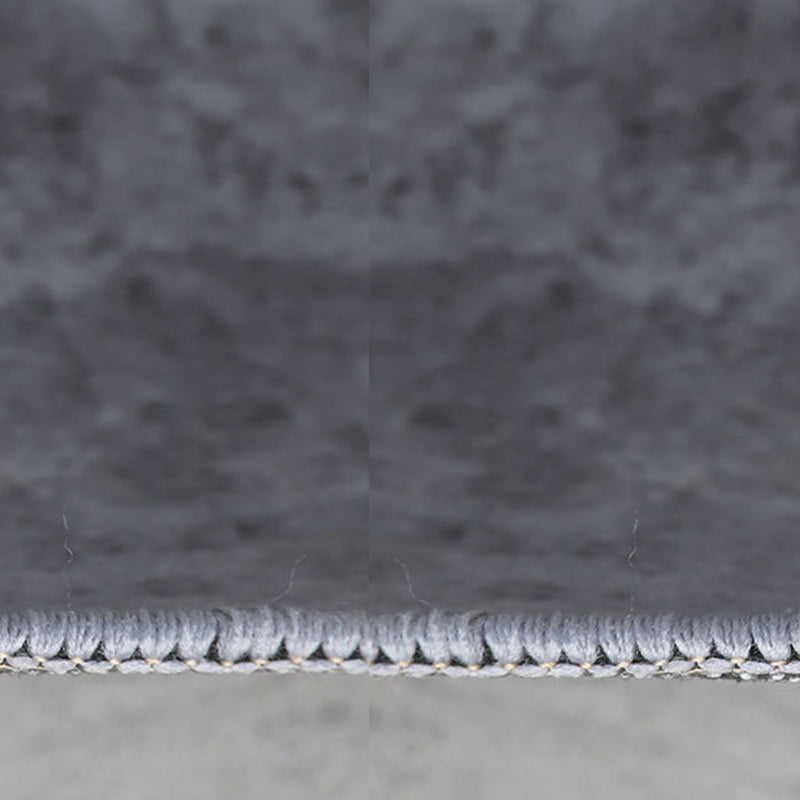 Retro Round Rug Medallion Print Polyester Carpet Non-Slip Backing Area Rug for Living Room