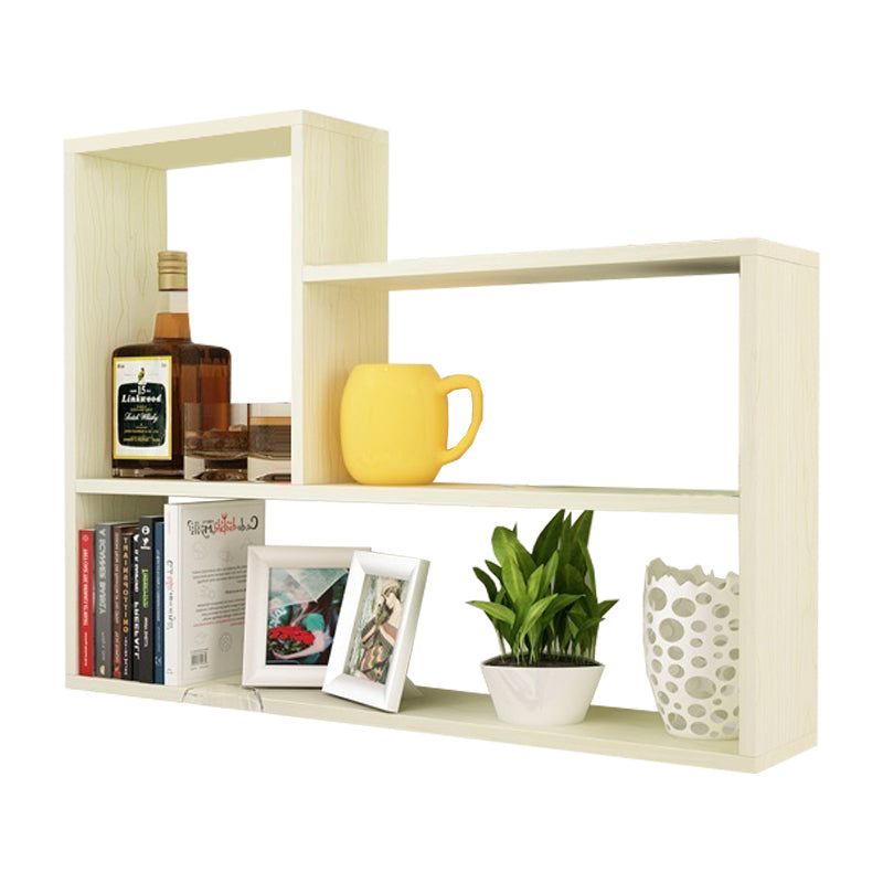 Wall Mounted Bookshelf Scandinavian Style Bookcase for Home and Study Room