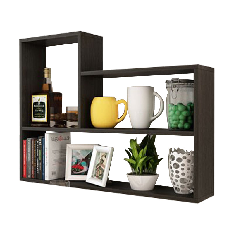 Wall Mounted Bookshelf Scandinavian Style Bookcase for Home and Study Room